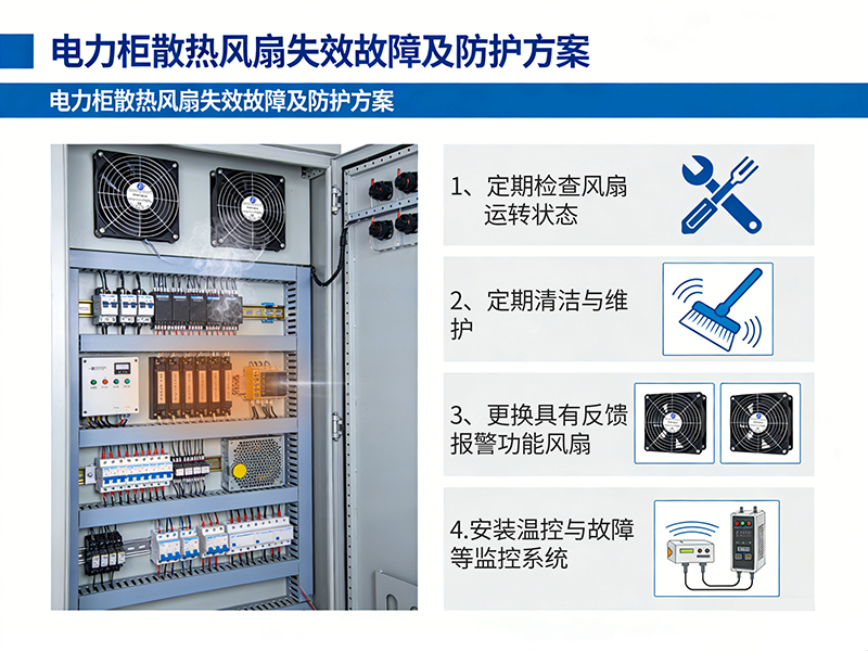 散熱風(fēng)扇失效引發(fā)的電力柜故障及影響